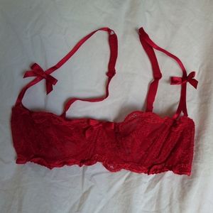 Agent provocateur red lace bra